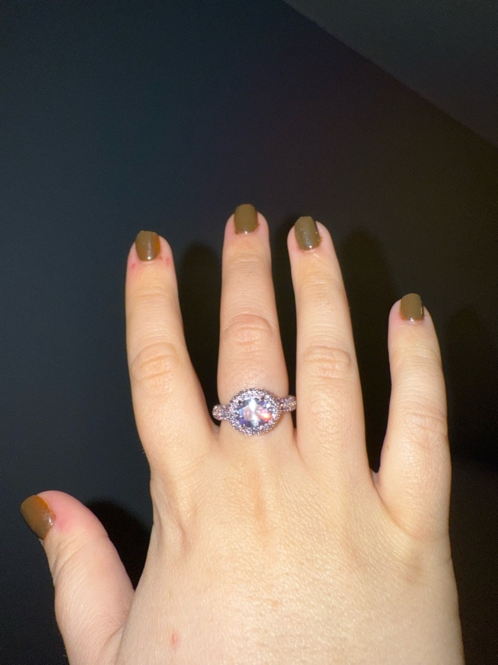 Bomb party ring size 8